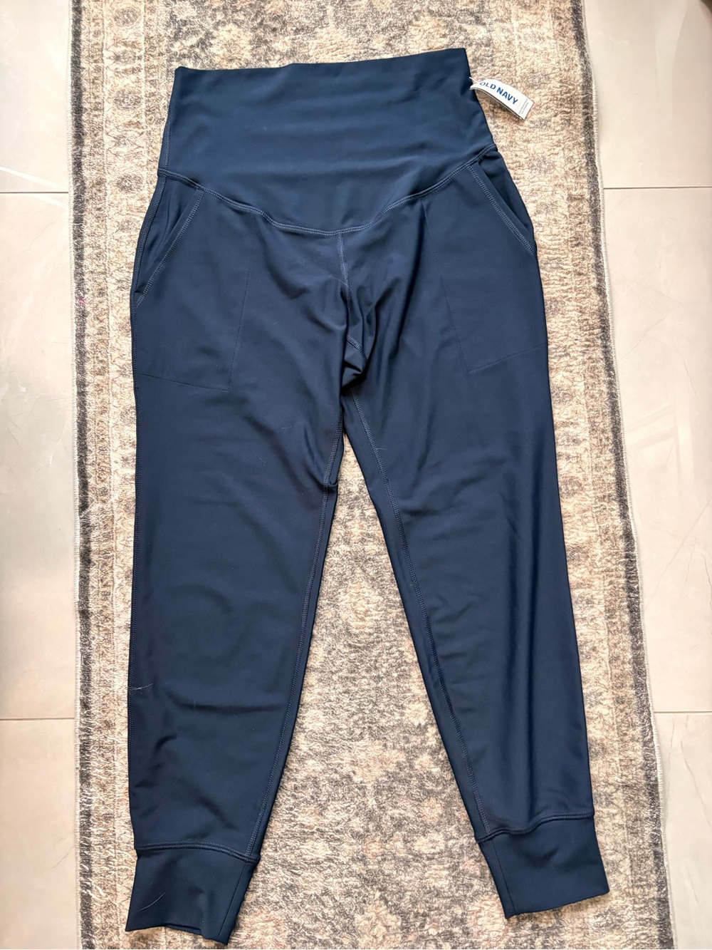 Old Navy Dark Navy High-Rise Active Joggers